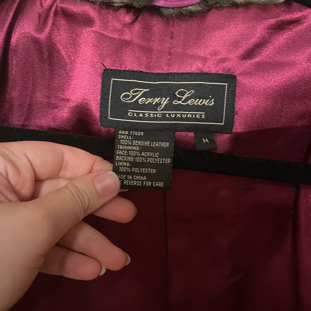 Vintage 100% Leather Suede Jacket - Picture 7 of 12